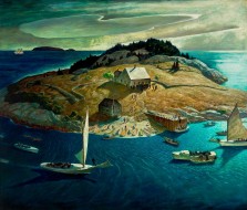 N.C. Wyeth : Island Funeral (1939) Brandywine River Museum of Art