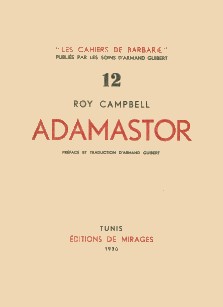 Roy Campbell : Adamastor