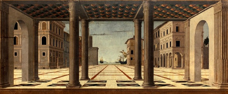 Francesco di Giorgio Martini : Vue idéale suggérée par la Piazzetta de Venise